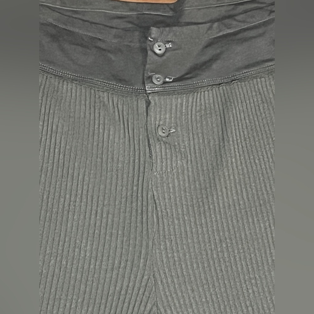 Free People Olive Ribbed Drawstring Joggers - Picture 7 of 9